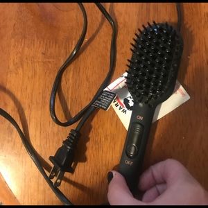 Amika flat hair straightener comb